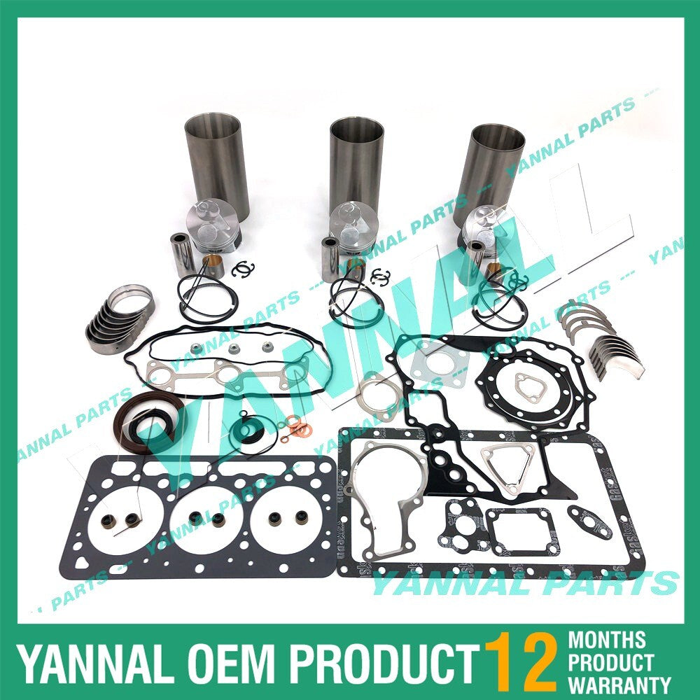 D902 D902E Overhaul and Reconstruction Kit for Kubota KX41-3 Engine Excavators BX24 BX25