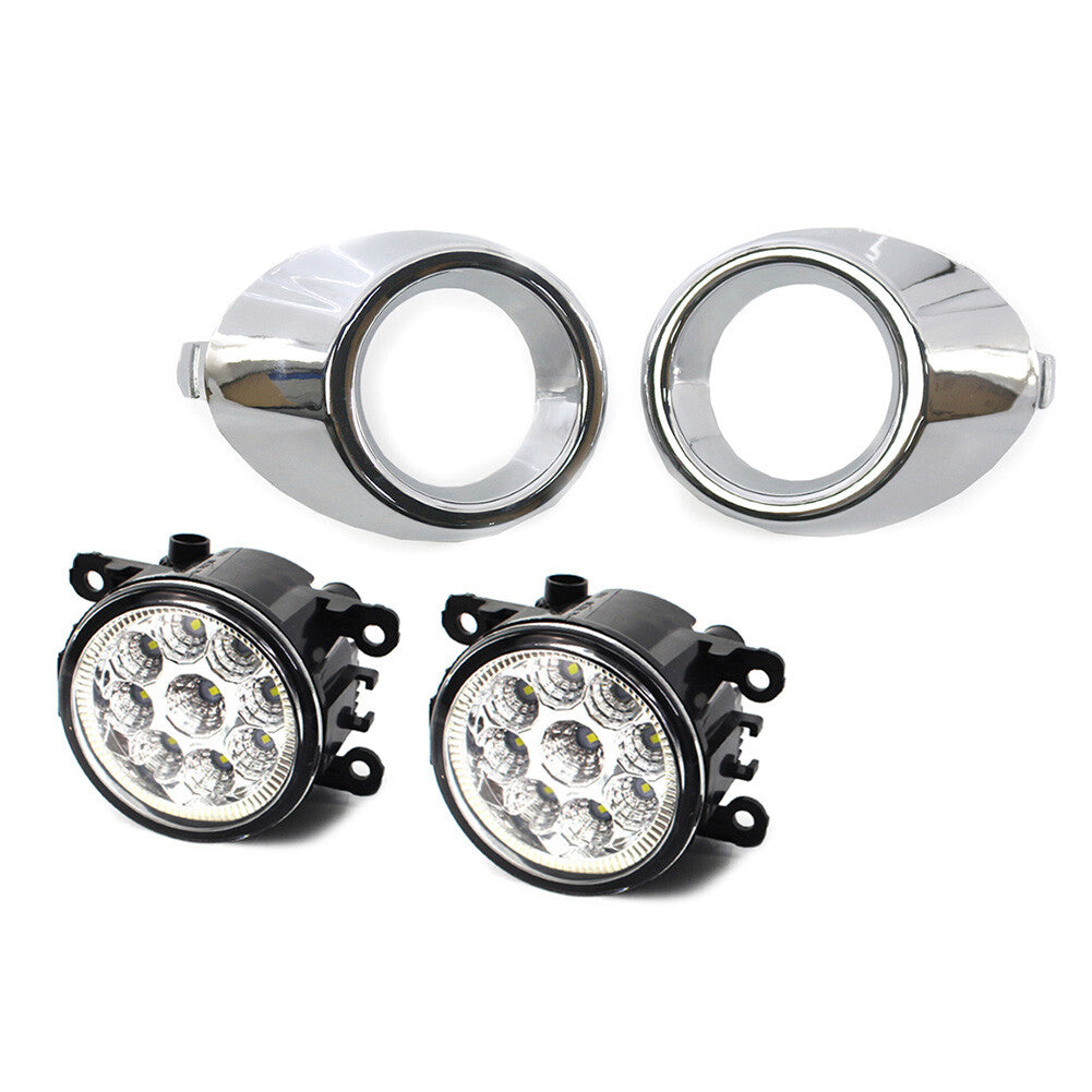 Fog Light Kit Daytime Running Driving Light Fog Light Cover for Ford Fiesta