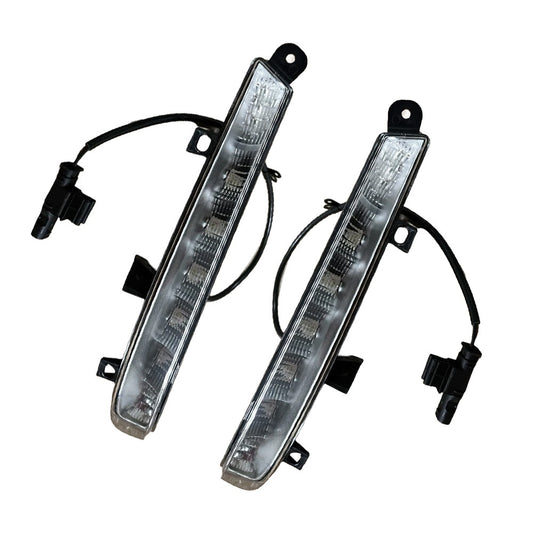 Fits For W221 S63 S65 2007-2013 Pack of 2 LED Daytime Running Light Fog Lamp