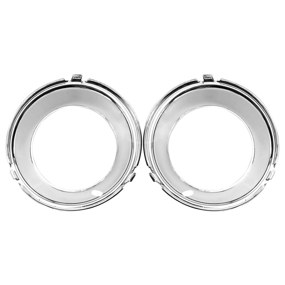 2Pcs Front Left+Right Side Fog Lamp Bezel Trim Chrome For W204 C63 AMG 2008-2011