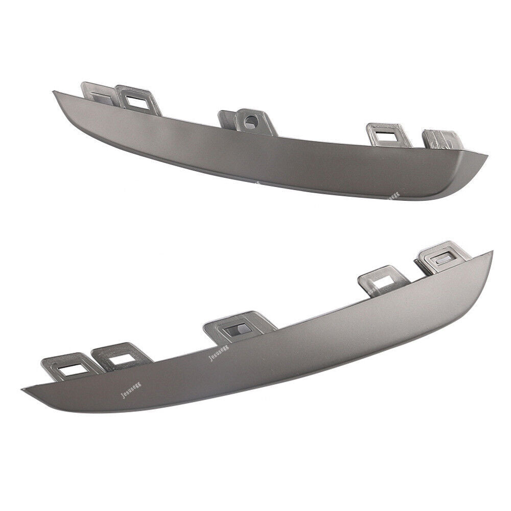 Front Left+Right Bumper Grill Lateral Decorate Trim for BMW X1 2013 2014-2015