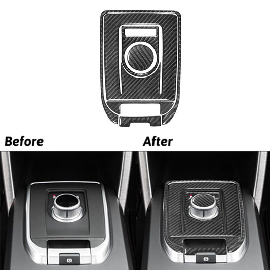 6X Carbon Fiber Shifter Console Trim for Land Rover Discovery Sport 2015-2019