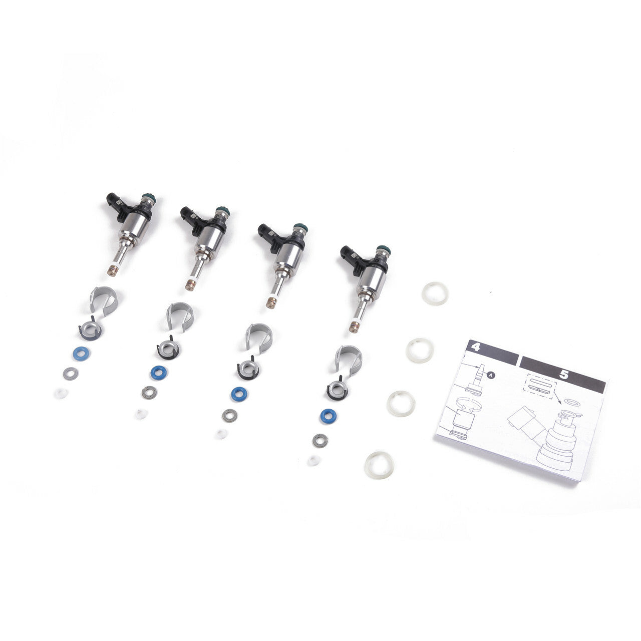 4Pcs EA888 Fuel Injector Repair Kit for VW for Golf for Jetta CC for AUDI for A4 for A6 Q5TT 2.0T
