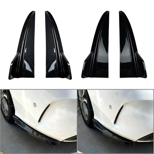 Rear Bumper Vent Side Kit for Mercedes-Benz C-Class W205 C43 C63 4D 15-21 Blk