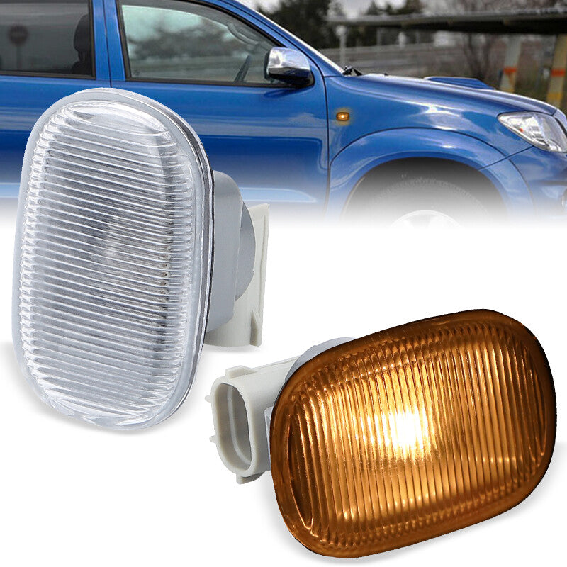 2pcs Turn Signal Side Marker Light Lamp for Toyota Hilux Vigo 2005-2011 2012 New