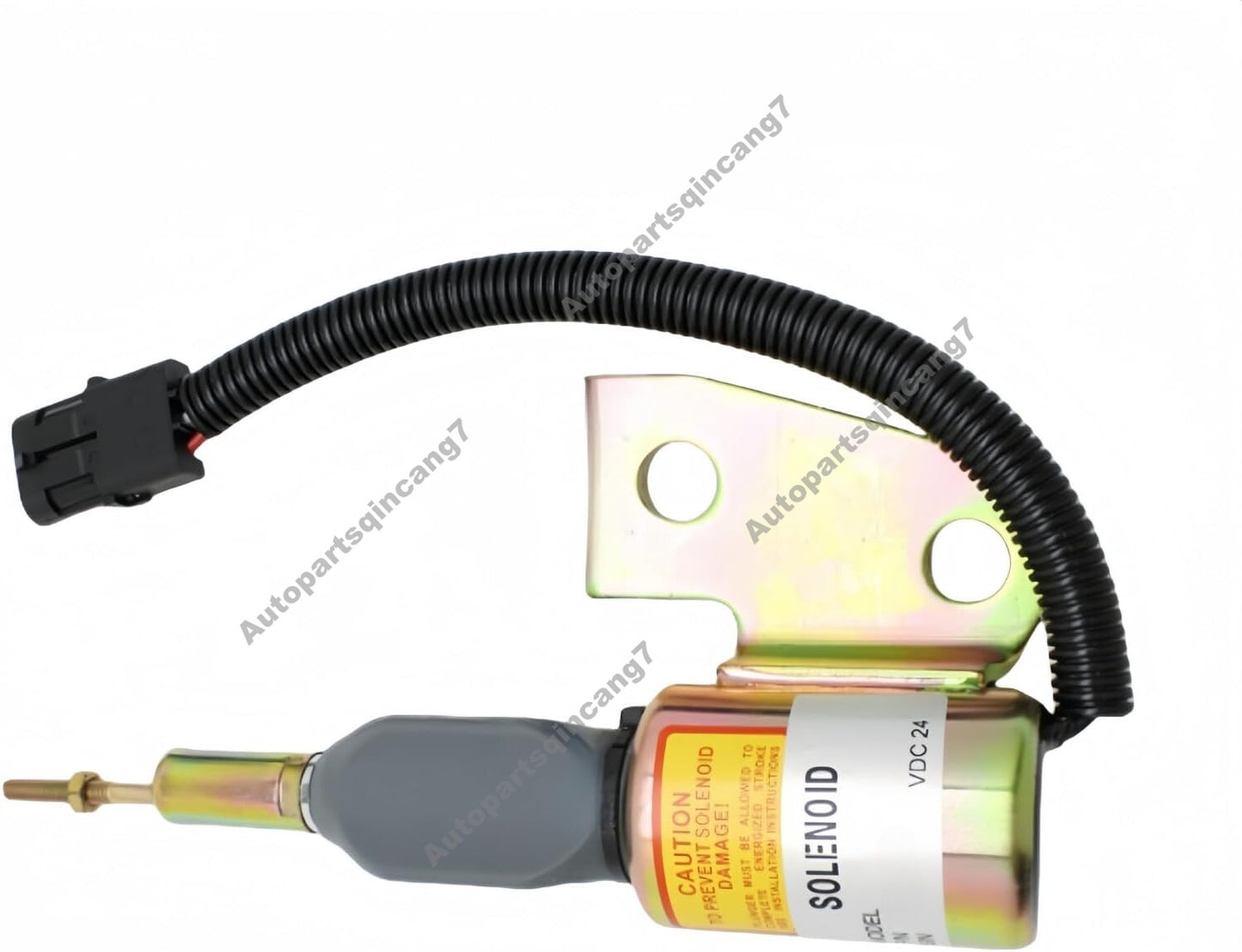 24V Stop Solenoid 87420953 for CASE Excavator CX130 CX160 Wheel Loader 821 521D