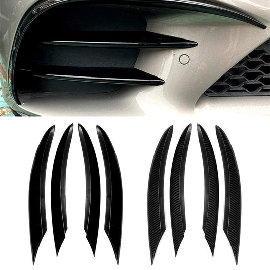 Front Fog Light Cover Trim Fit for Mercedes-Benz C-Class C200 C260 W205 2019+ 2020