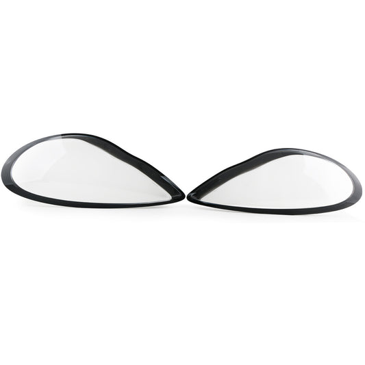 2-Piece Headlight Cover Lens Protector for Porsche for Panamera 2011 - 2013 L+R