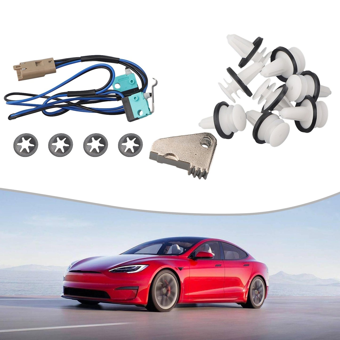 New Door Handle Upgrade Kit 1042845-00 1016009-00-C for Tesla for Model S 2012-2017
