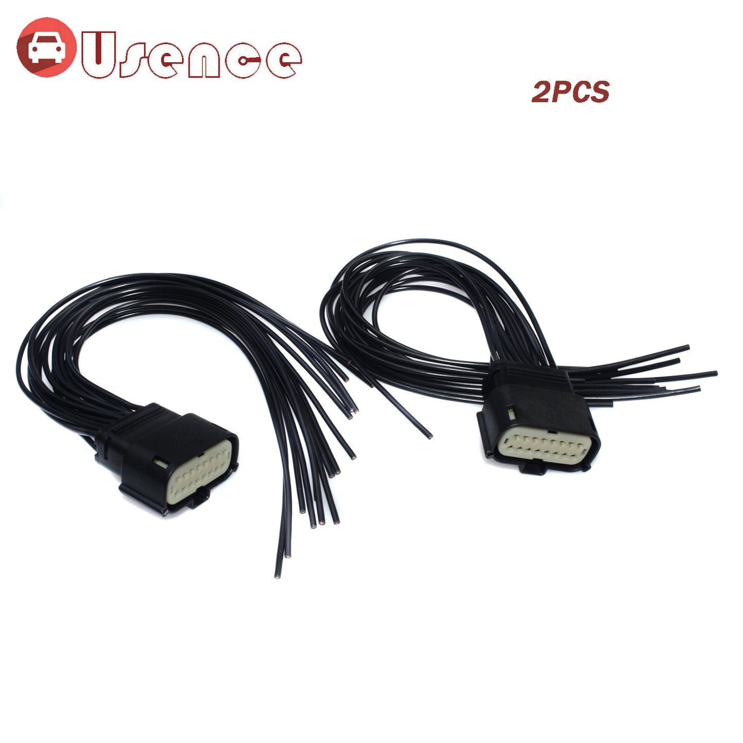 2X For 2014-18 for Jeep Grand Cherokee Xenon 68202814AA Headlight Connector Pigtail