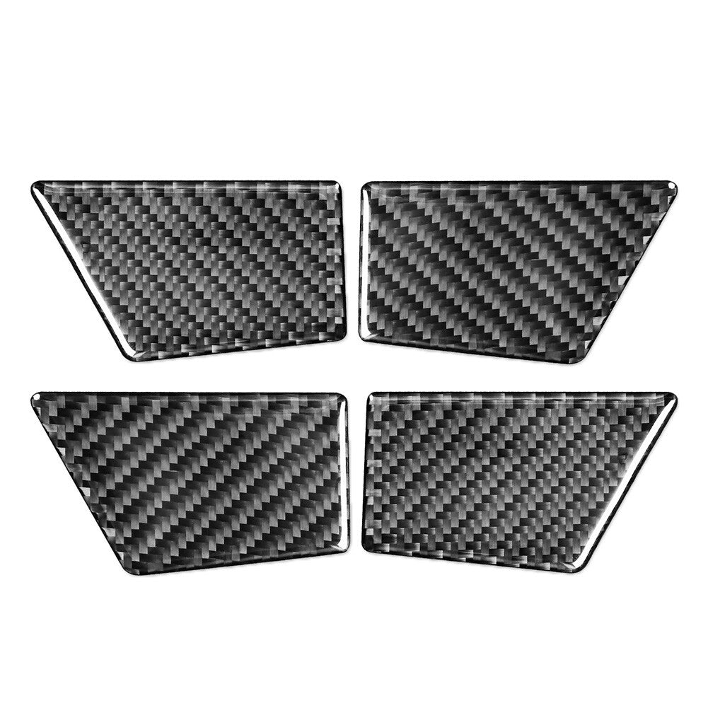 Door Handle Bowl Panel Cover Trim for Ford Mondeo 2013-2019 Carbon Fiber Black