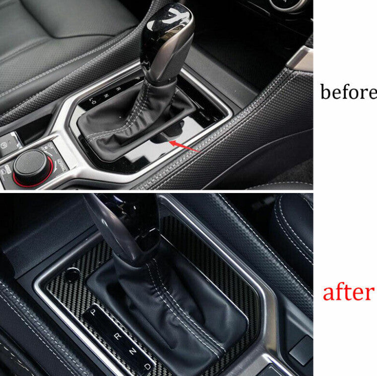 for Subaru Forester 2019-22 Carbon Fiber Middle Console Gear Shift Panel Trim