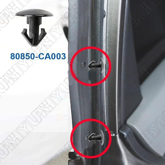 10¡Á Weatherstrip Retaining Clip 8085089922 for Nissan Versa for Infiniti FX35 for Mazda3