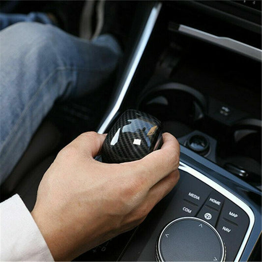 Carbon Fiber Gear Shift Head Knob Cover Tirm For 2020-22 for BMW 3 Series 330i M340i