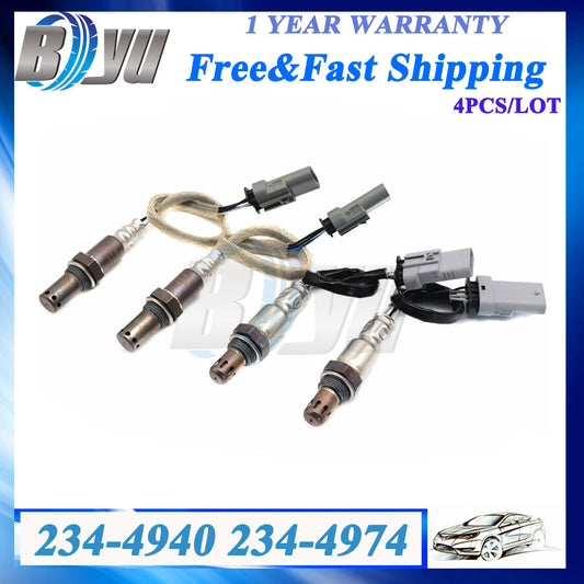 4X UpDownstream Oxygen Sensor for Chevy Silverado 1500 4.3L 5.3L 6.2L 2014-2017
