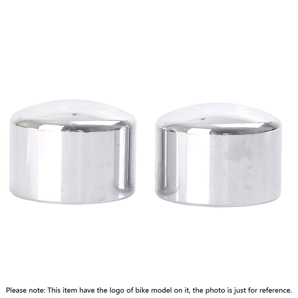 Front Axle Nut Covers fit for Harley Dyna Road Kings/Glides Iron 883 Sportster 1200