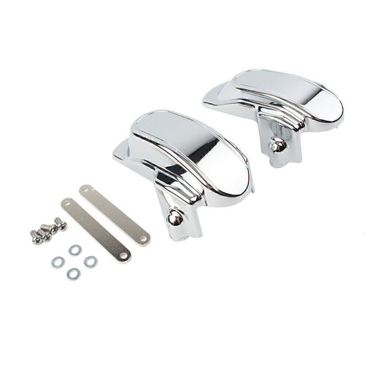 Rear Frame Axle Covers Case for Harley Dyna FXD Street Bob FXDB / FXDBI Chrome