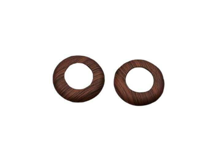 for Seat Headrest Button Ring Cover Trim for Ford Explorer 2011-19 Steel Wood Grain