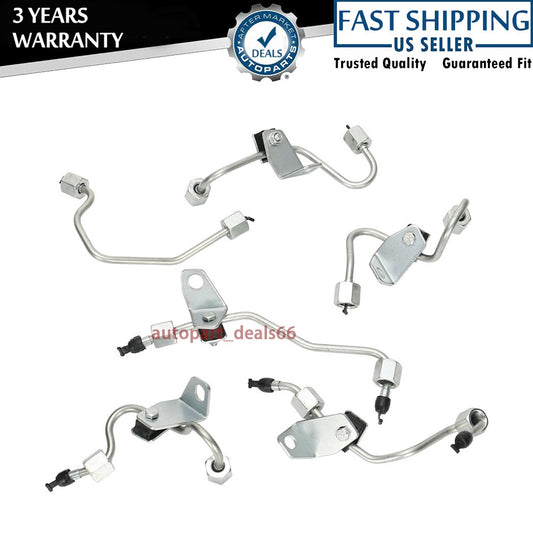 6-piece fuel injection line for Dodge for Ram 5.9L Diesel 4-cylinder 2003-2009