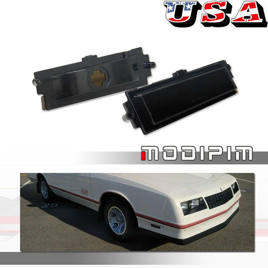 Front fender side marker light lens left + right kit for 1981-88 for Chevrolet Monte Carlo