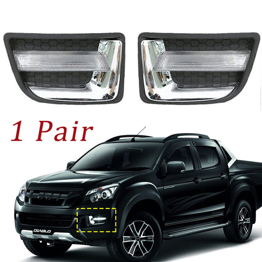 2X LED DRL Daytime Running Lights Fog Light for ISUZU D-MAX DMAX 2014-2017