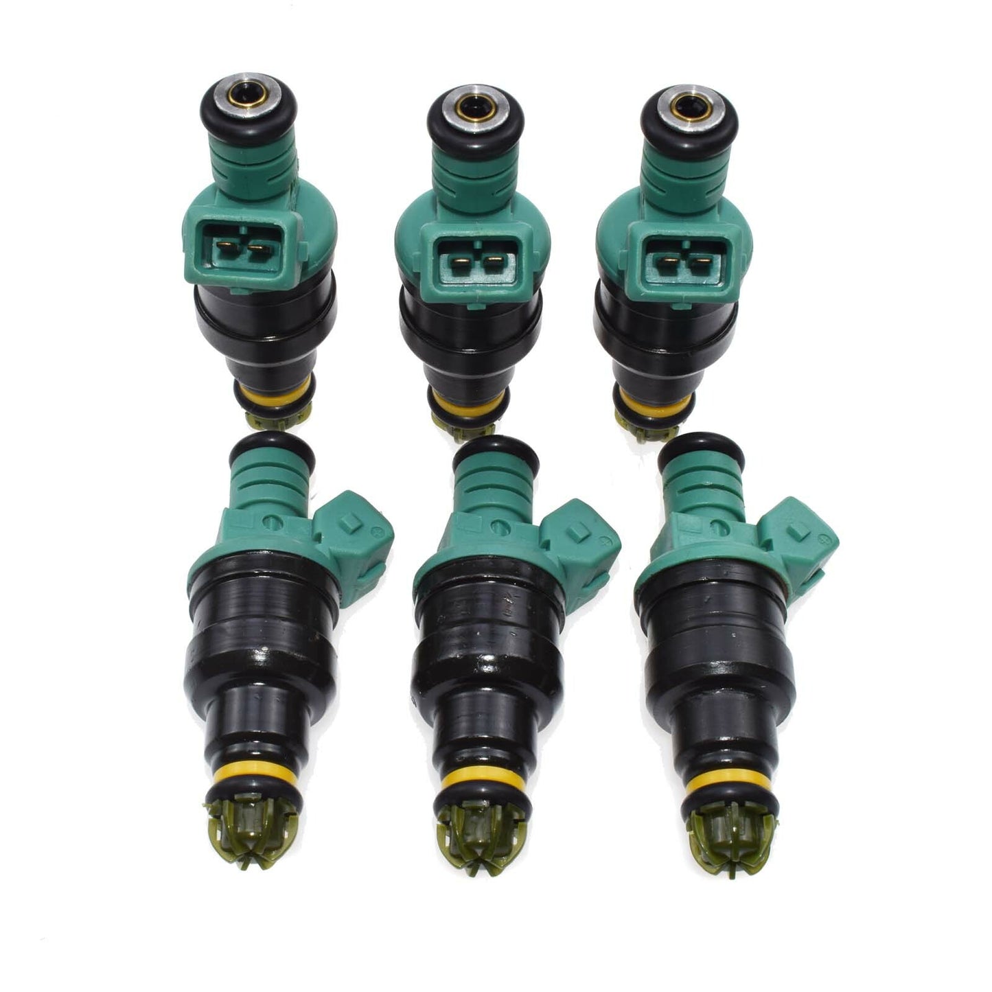 6 fuel injectors, 18 lbs, for BMW 325i, 325i, 525is. Contact: 0280150415, 13641730060