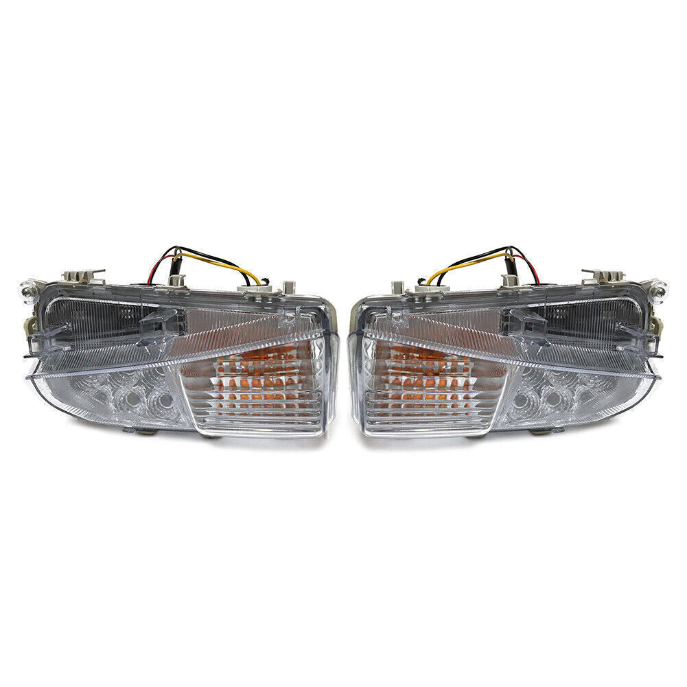 Pair LED Front Fog Lamp Indicator Fit for Toyota Prius 2012 2013 2014 2015 ABS