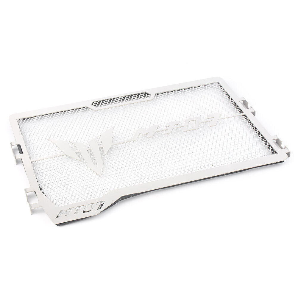 Radiator Grill Grille Guard Cover Protection Silver for Yamaha MT07 FZ07 2014-17