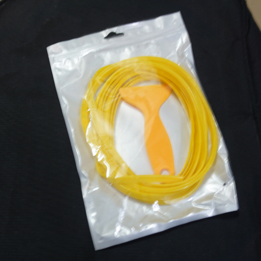 16ft/5m Yellow Interior Decoration Moulding Trim Strip Styling Dashboard Gap Car