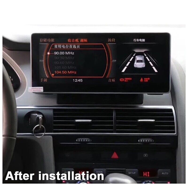 GPS Radio Android Monitor MMI for Audi A6 C6 Q7 Car Multimedia Player 4+64 RHD