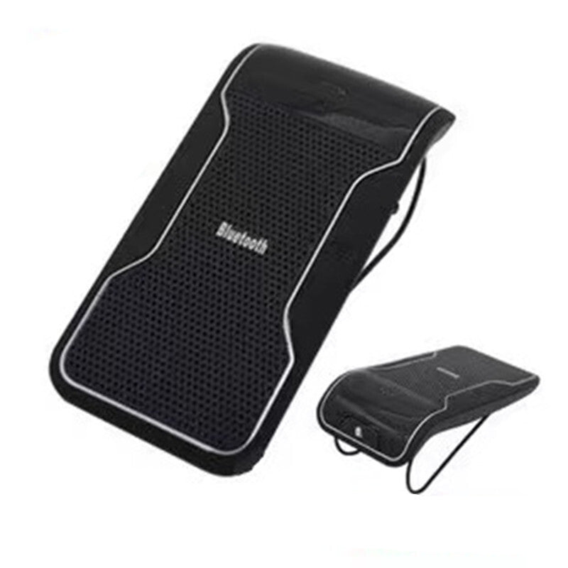 Car Visor Clip Bluetooth Compatible Hands- Phone Music Player Audio Receiver