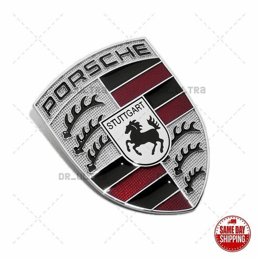 Front Hood Crest Classic Emblem 911 928 944 993 996 997 991 Cayman for Cayenne