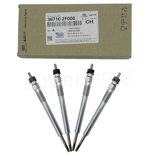 Suitable for HYUNDAI IX35 for Kia Carnival Sorento Sportage 4-piece GLOW PLUGS 367102F000 new