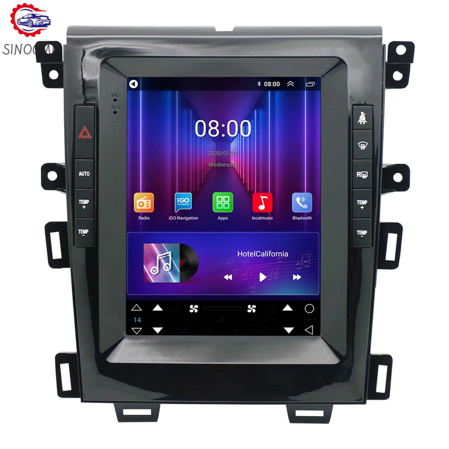 9.7 Android 12 GPS FM WiFi Car Vertical Stereo Radio Navi for Ford Edge 2010-15