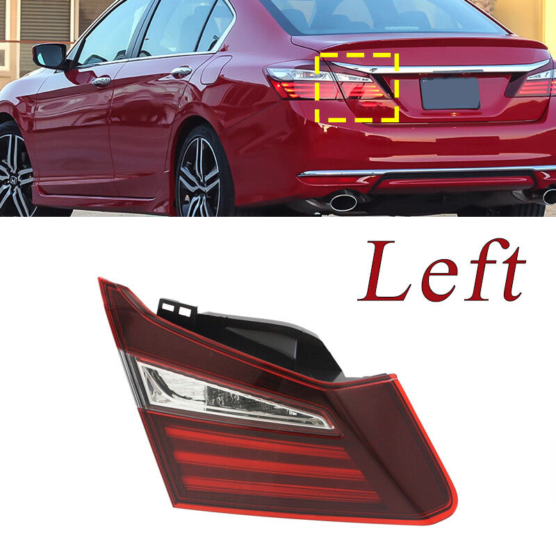 One left taillight is suitable for the passenger side inner layer of 2016-2017 for Honda Accord.