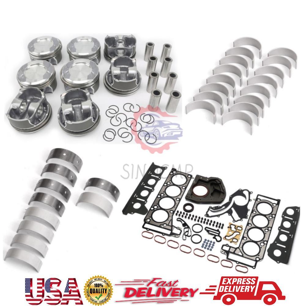 Engine Pistons Gaskets Overhaul Kit Replace OE 2780302317 for Mercedes-Benz S500