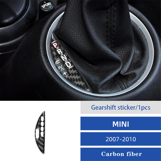 1X Carbon Fiber Control Shift Console Trim for MINI Cooper 2007-2011