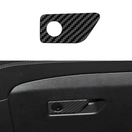 Carbon Fiber Glove Box Latch Switch Cover Trim for Ford Explorer 2020-2023