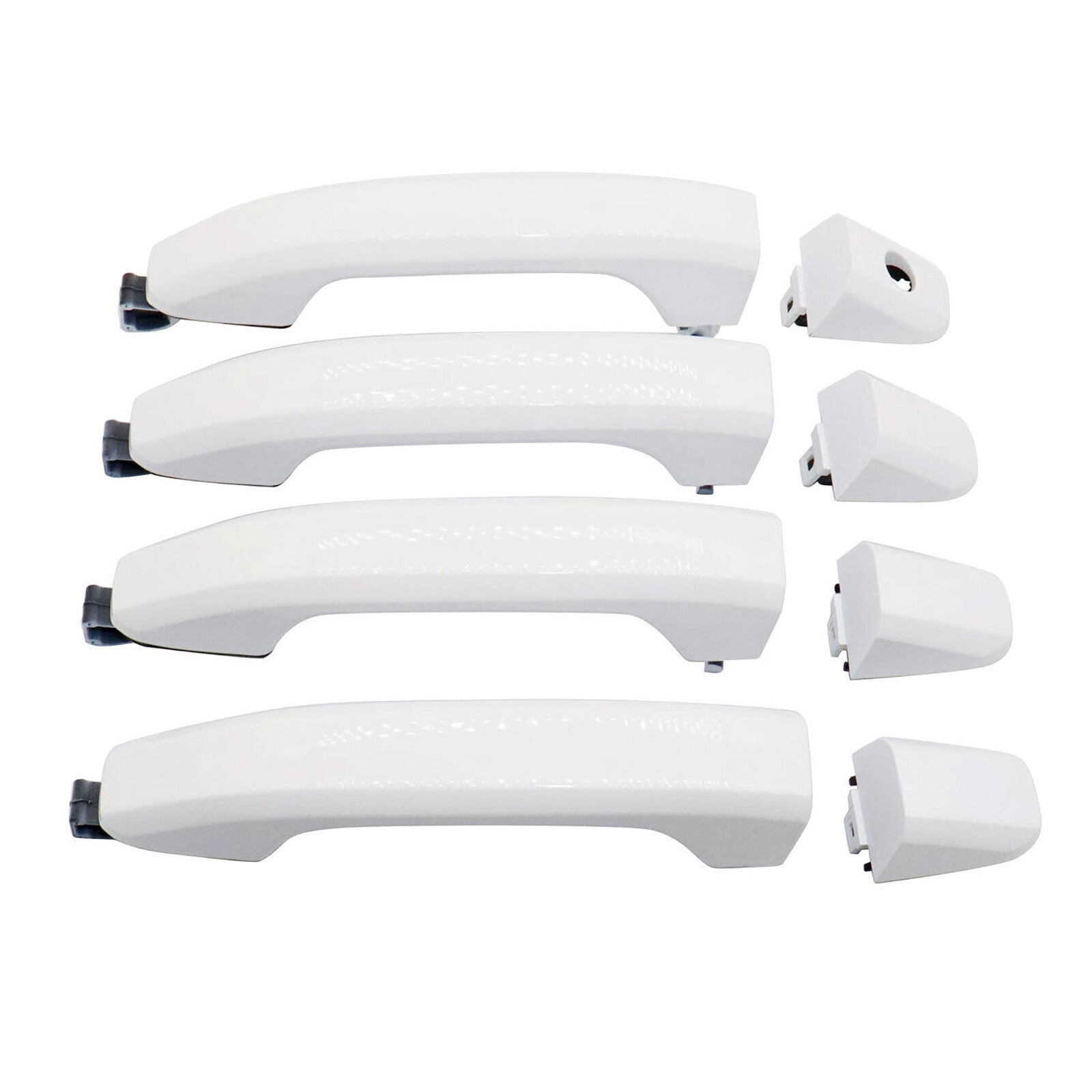 4pcs Olympic White Door Handles for Chevrolet Silverado 1500 2014-2018 22929464
