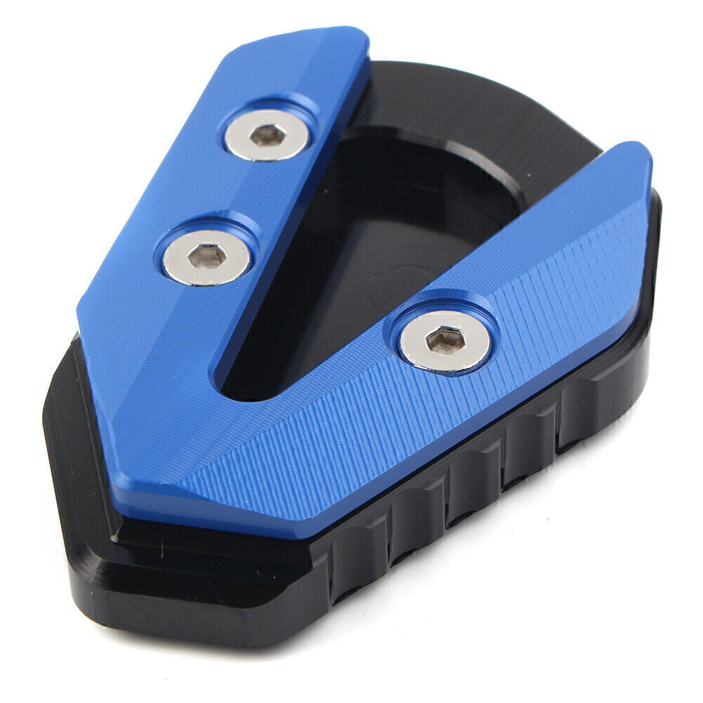 Fit for Yamaha YZFR6 2017-2021 20 Blue Kickstand Foot Support Side Pad Enlarge Plate