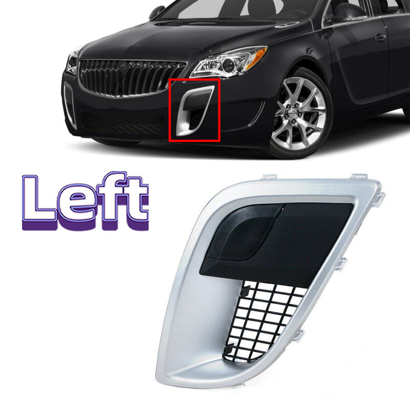 Front Bumper Fog Light Lamp Frame Lid Bezel Left for Buick Regal GS 2012-2017