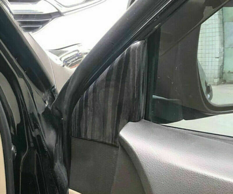 Wood Grain Front Triangle A Pillar Cover Trim for Toyota Highlander 2008-2013