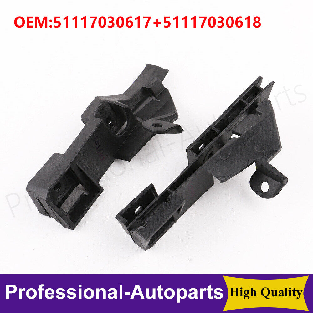 One pair of front left + right bumper cover brackets suitable for BMW E46 2001-2005 320i 325i