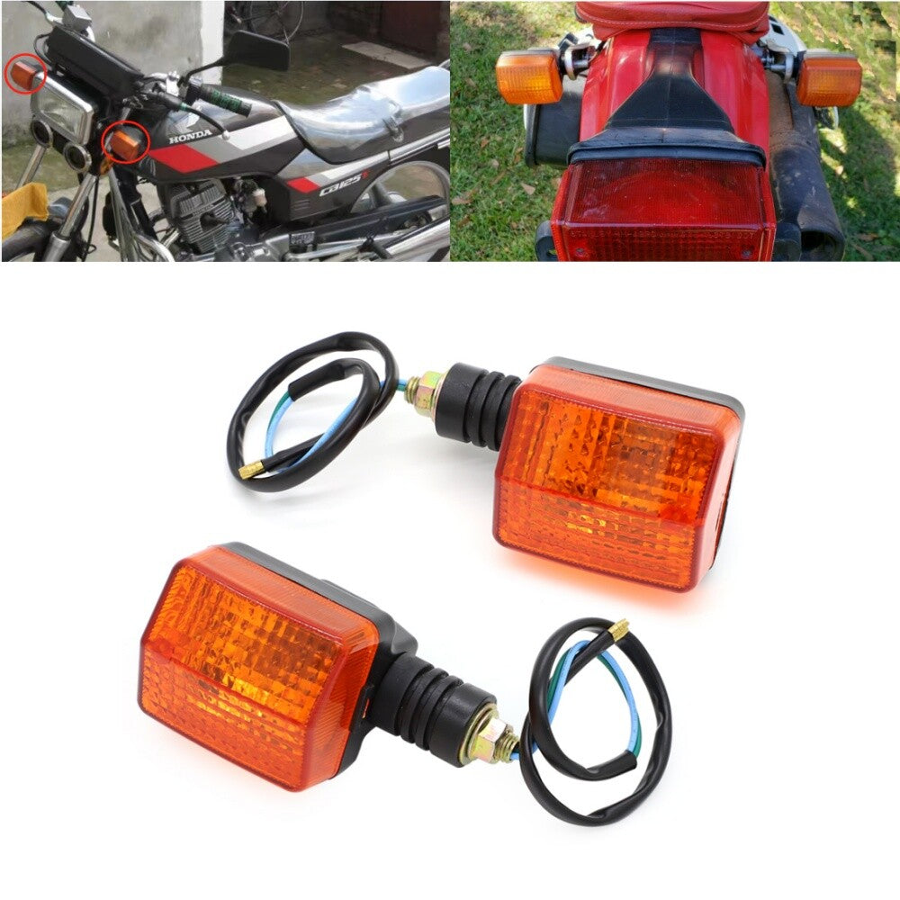 2PCS Turn Signal Indicator Blinker Light for Honda XR250L XL350R XL600R NX250