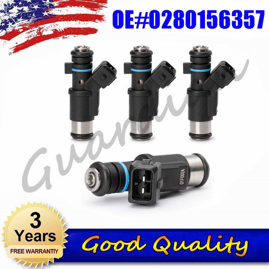 4-pack fuel injectors 0280156357 for PEUGEOT partner for Citroen XSARA Estate Coupe