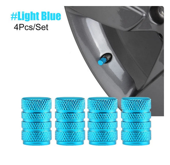 4-piece car tire valve cover rod air dust cover dustproof Neo chrome alloy bomb for Lexus