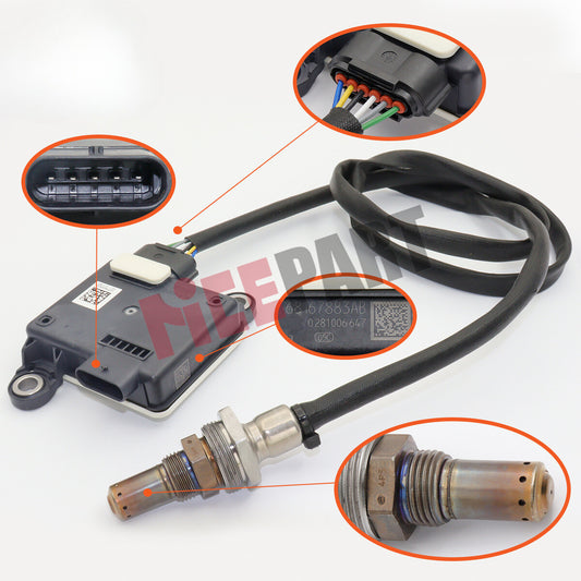 The new NOX sensor 68167883AB 0281006647 is compatible with for RAM 2014, 2015, and 2016.