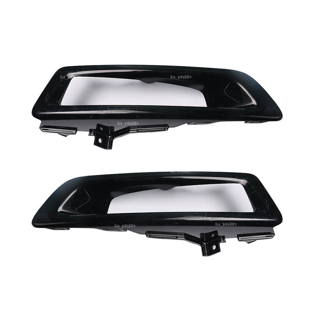 Pair Front Left+Right Bumper Fog Lamp Bezel For Discovery Sport 2015-2018