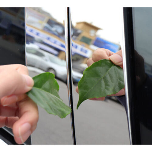 Chrome Pillar Posts Trim for Kia K5 2021-2023 8Pc Set Door Trim Mirror Cover Kit