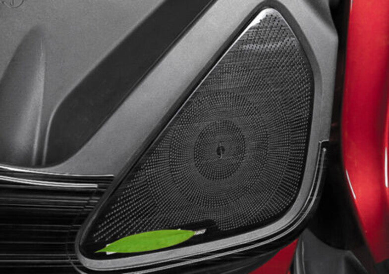 for Chevrolet Equinox 2018-2021 Black steel Inner Door Speaker Frame Cover Trim